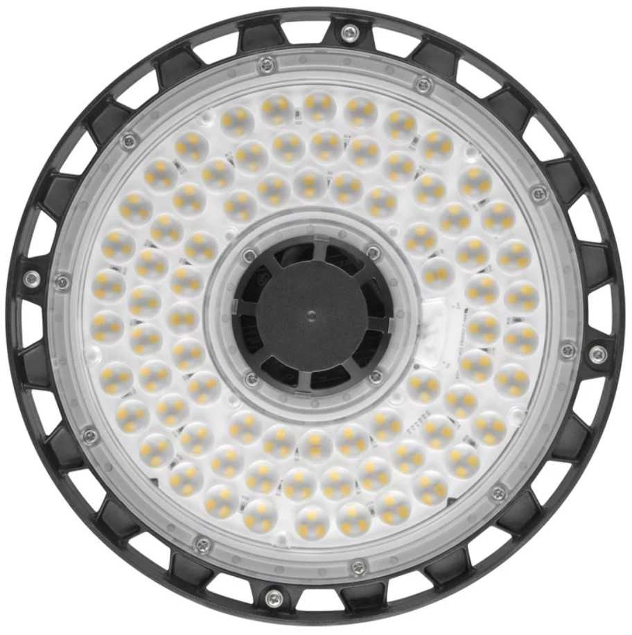 Ledvance 75W LED UFO šviestuvas HB GEN 5, juodas, 4000K, 110°, DALI