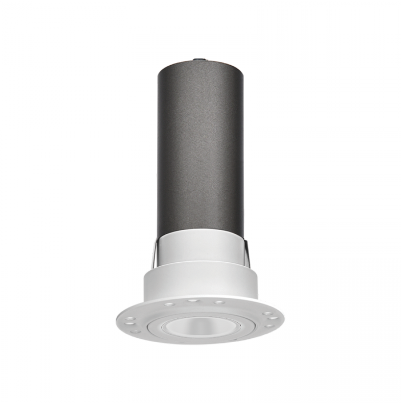 7,5W LED užglaistomas šviestuvas, matinės baltos sp., 3000K, S185
