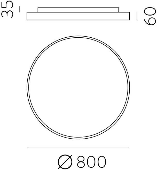 76W + 10,5W LED lubinis šviestuvas LISBOA, juodas, 3000/4000K, P3851270N