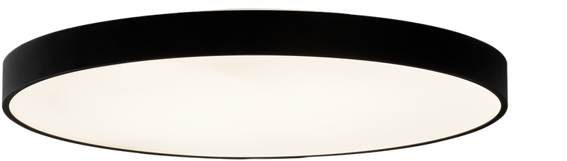 76W + 10,5W LED lubinis šviestuvas LISBOA, juodas, 3000/4000K, dimeriuojamas, P3851270NDT
