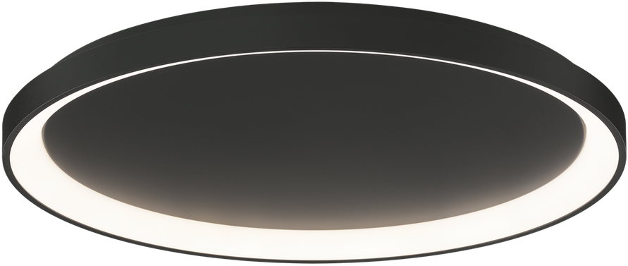 77W LED lubinis šviestuvas GRACE, juodas, 2700/3000/4000K, dimeriuojamas, P3848372NDT