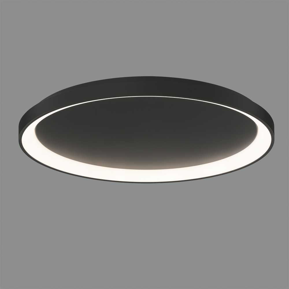 77W LED lubinis šviestuvas GRACE, juodas, 2700/3000/4000K, dimeriuojamas, P3848372NDP