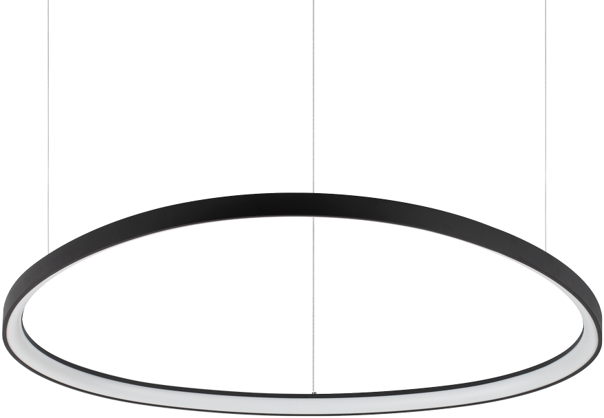 78W LED pakabinamas šviestuvas GEMINI, juodas, 2700K, 341620