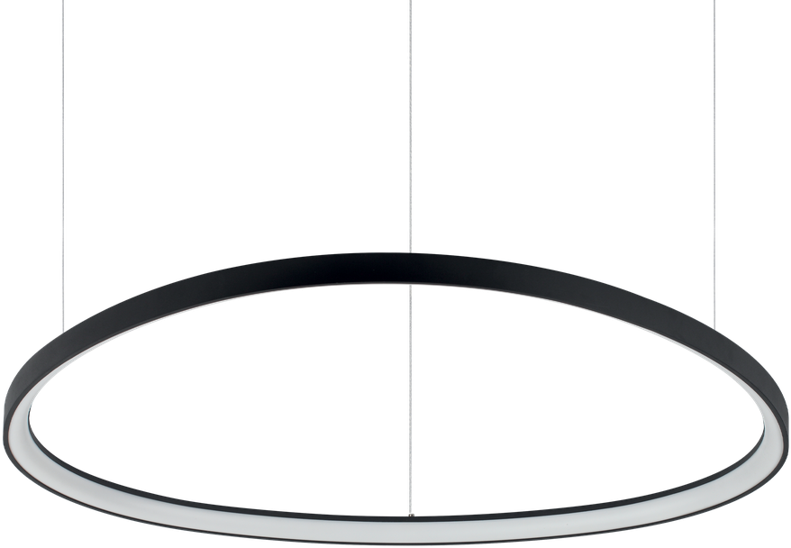 78W LED pakabinamas šviestuvas GEMINI, juodas, 4000K, 372228