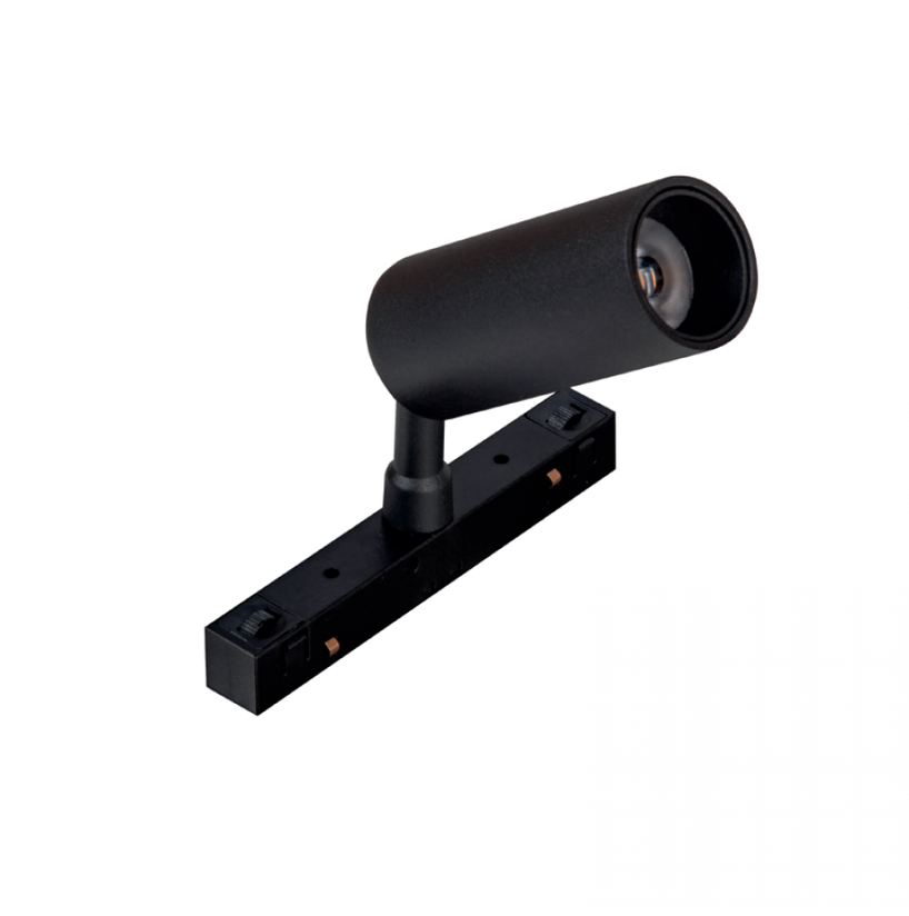 7W LED akcentinis šviestuvas į magnetinę sistemą ZAMBELIS MAGNETIC, juodas, 2700K, DALI, 20407-BD