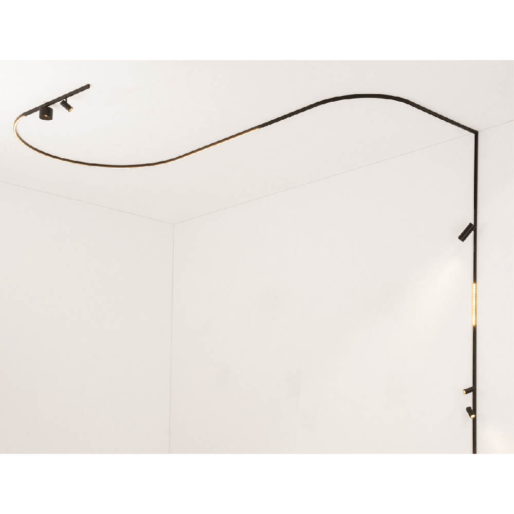 7W LED akcentinis šviestuvas į magnetinę sistemą ZAMBELIS MAGNETIC 6MM, juodas, 3000K, DALI, 25253