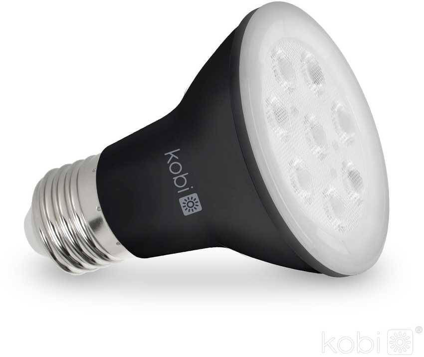 7W LED augalų auginimo lemputė PLANTY, E27, juoda, 1200K
