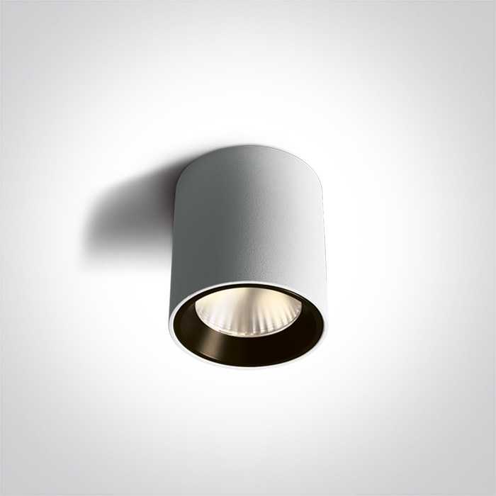 Lubinis šviestuvas 7W LED cilindro formos šviestuvas, baltas, 3000K, 12107K/W/W