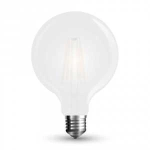 7W LED COG lemputė V-TAC E27, G95, matiniu paviršiumi (Šviesos spalva: 6400K šaltai balta)
