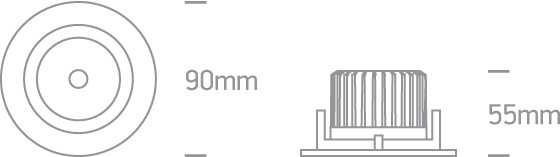 7W LED įleidžiamas, pakreipiamas šviestuvas, baltas, 3000/3500/4000K, 11107B/W/V