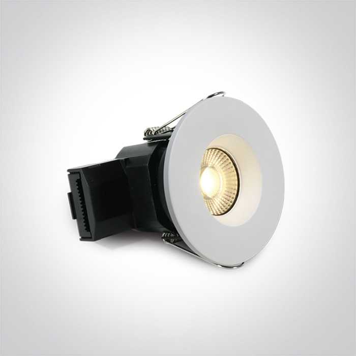 7W LED įleidžiamas šviestuvas, baltas, 2700/3000/4000K, IP65, 10107DFV/W/V
