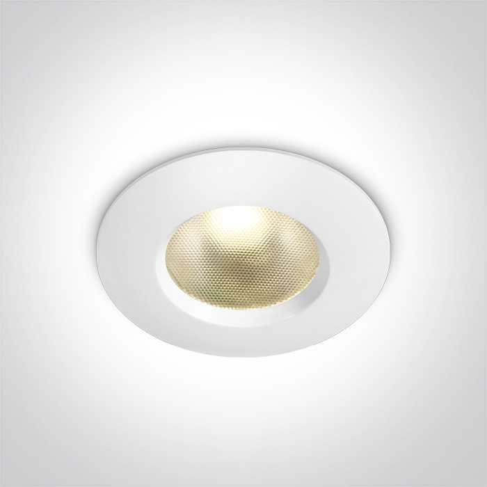 7W LED įleidžiamas šviestuvas, baltas, 2700/3000/4000K, dimeriuojamas, 10107PV/W/V