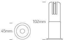 7W LED įleidžiamas šviestuvas, baltas, 3000/3500/4000K, 10107J/W/V