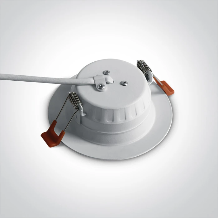 7W LED įleidžiamas šviestuvas, baltas, 3000/4000/5000K, 10107T/W/V
