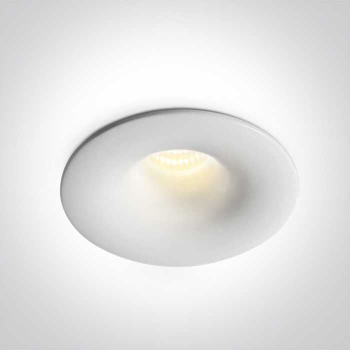 7W LED įleidžiamas šviestuvas, baltas, 3000/4000/5000K, 10107RA/W/V