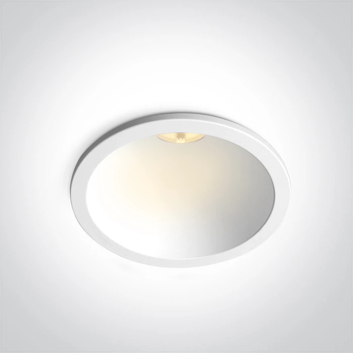 7W LED įleidžiamas šviestuvas, baltas, 3000/4000/5000K, 50°, 10107D/W/V