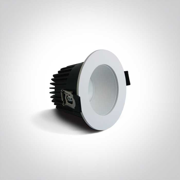 7W LED įleidžiamas šviestuvas, baltas, 3000/4000/5000K, 10107ED/W/V