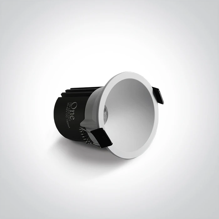7W LED įleidžiamas šviestuvas, baltas, 3000/4000/5000K, 50°, 10107D/W/V