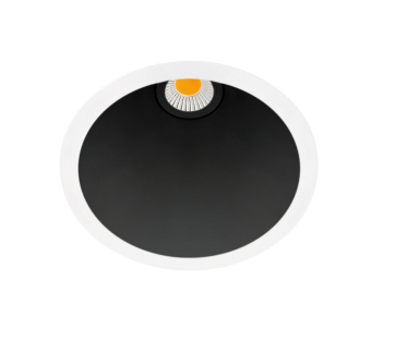 7W LED įleidžiamas šviestuvas SWAP M, baltos/juodos sp., 3000K