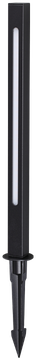 7W LED įsmeigiamas lauko šviestuvas JEDI, juodas, 3000K, IP65, 372266