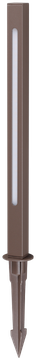 7W LED įsmeigiamas lauko šviestuvas JEDI, rudas, 3000K, IP65, 372259