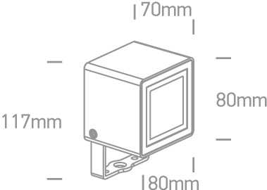 7W LED įsmeigiamas sodo šviestuvas, antracito sp., 3000K, 7052/AN/W