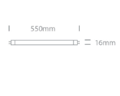 7W LED lempa T5, 4000K, 9007LA/C
