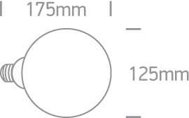 7W LED lemputė, dimeriuojama, E27, 2200K, 9G06RD/A/E