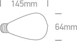 7W LED lemputė, dimeriuojama, E27, 2200K, 9G04RAD/A/E