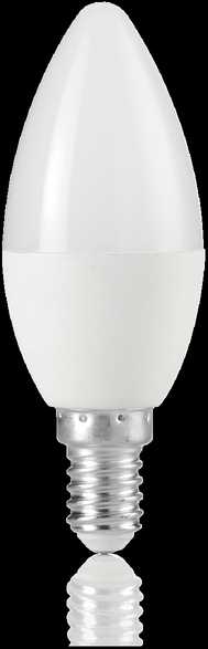 6W LED lemputė E14, 3000K, balta, 151748