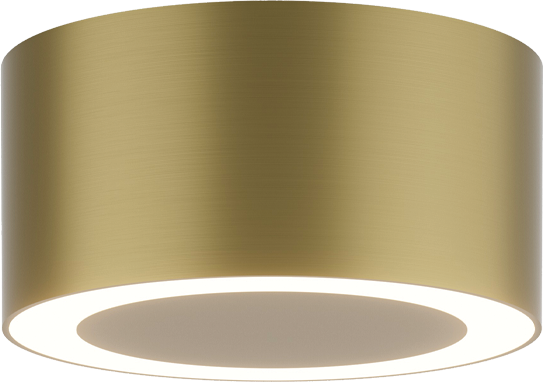 7W LED lubinis šviestuvas, matinės aukso sp., 3000K, 25311