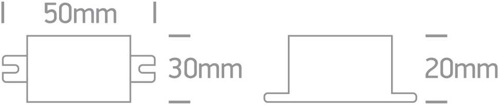 3,5-7W LED maitinimo šaltinis, 350mA, dimeriuojamas, IP20, 89007T
