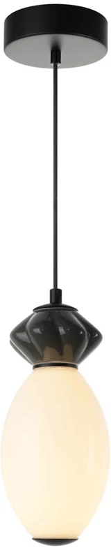 7W LED pakabinamas šviestuvas BALOS, juodos/baltos sp., 3000K