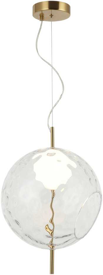 7W LED pakabinamas šviestuvas DALIA, skaidrus/aukso sp., 3000K, 4302700