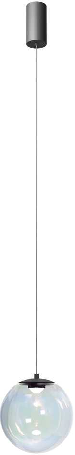 7W LED pakabinamas šviestuvas IRIDES, juodas, 2700K, 01-4082