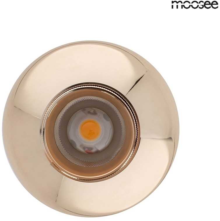 7W LED pakabinamas šviestuvas OJO, aukso sp., 3000K