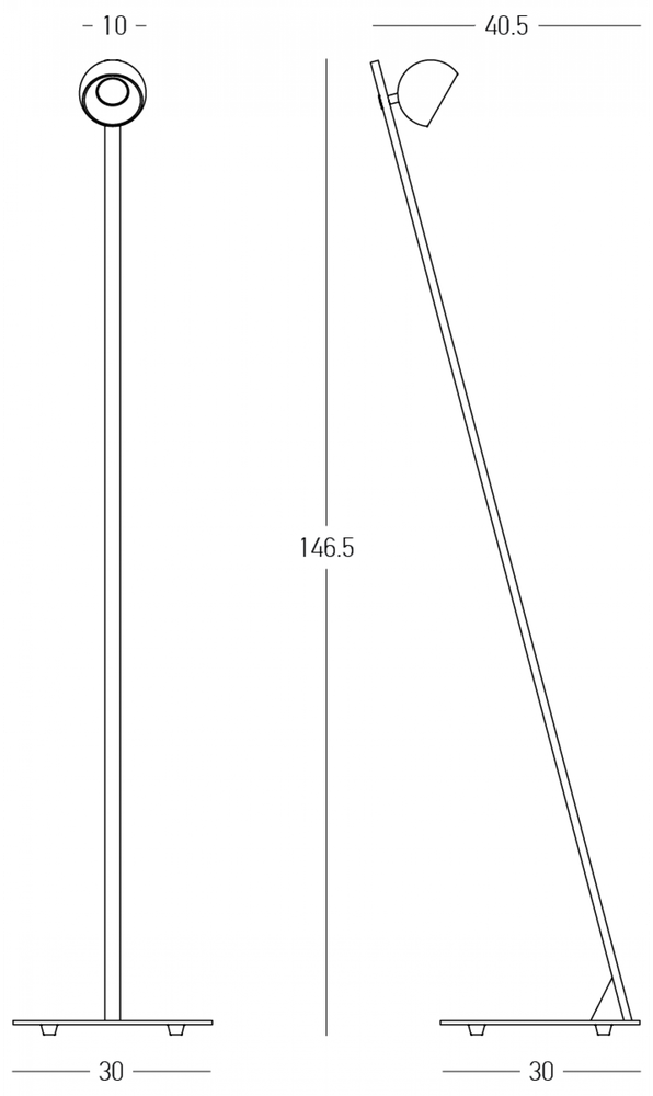 7W LED pastatomas šviestuvas, juodos/šampano sp., 3000K, dimeriuojamas, 25344