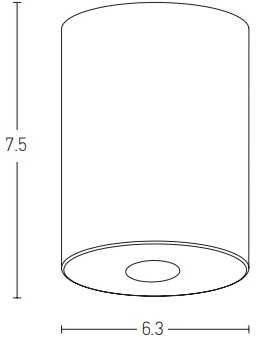 7W LED paviršinis lauko šviestuvas, baltas, 3000K, S113