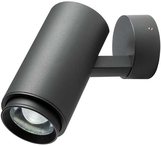 7W LED paviršinis reguliuojamas lauko šviestuvas EAGLE, tamsiai pilkas, 3000K, IP54, 90066