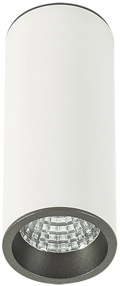 Lubinis šviestuvas 7W LED paviršinis šviestuvas MOLDES MEDIUM, baltos/pilkos sp., 4000K