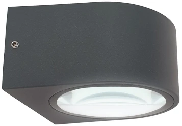 Sieninis šviestuvas 7W LED sieninis fasado šviestuvas MAVENNA, tamsiai pilkas, 3000K, IP54, 4334500