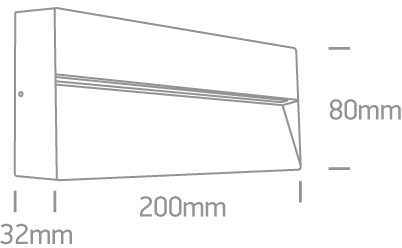 7W LED sieninis šviestuvas, baltas, 3000K, 67359B/W/W