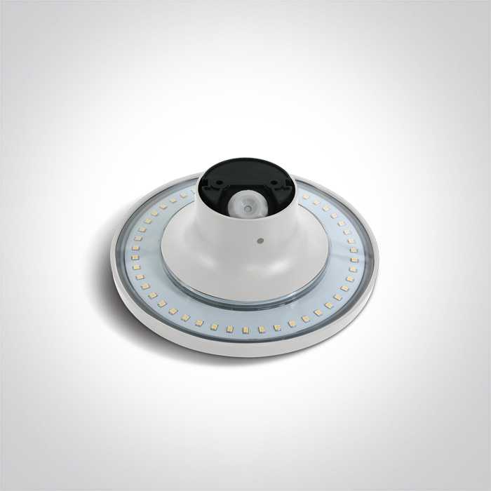 7W LED sieninis šviestuvas, baltas, 3000K, 67450/W/W