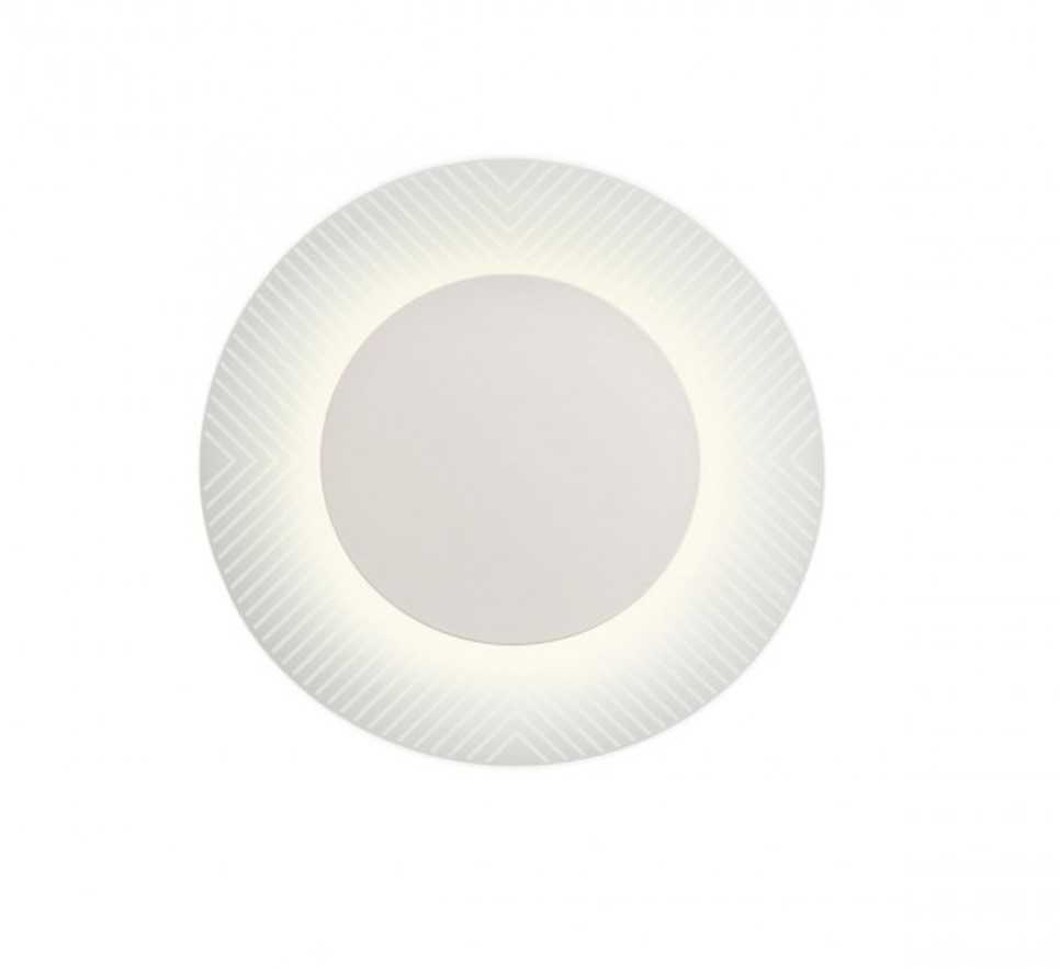 7W LED sieninis šviestuvas TATOO, baltas, 3000K, 33cm, 01-2686