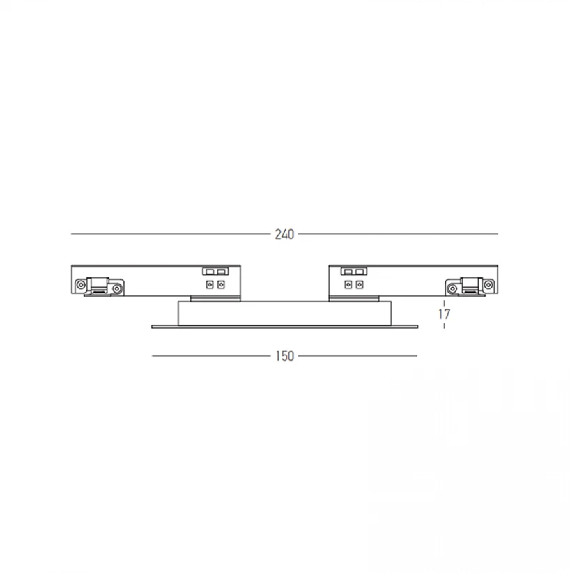 7W LED šviestuvas į magnetinę sistemą ZAMBELIS MAGNETIC 3MM, juodas, 3000K, dimeriuojamas, 25127