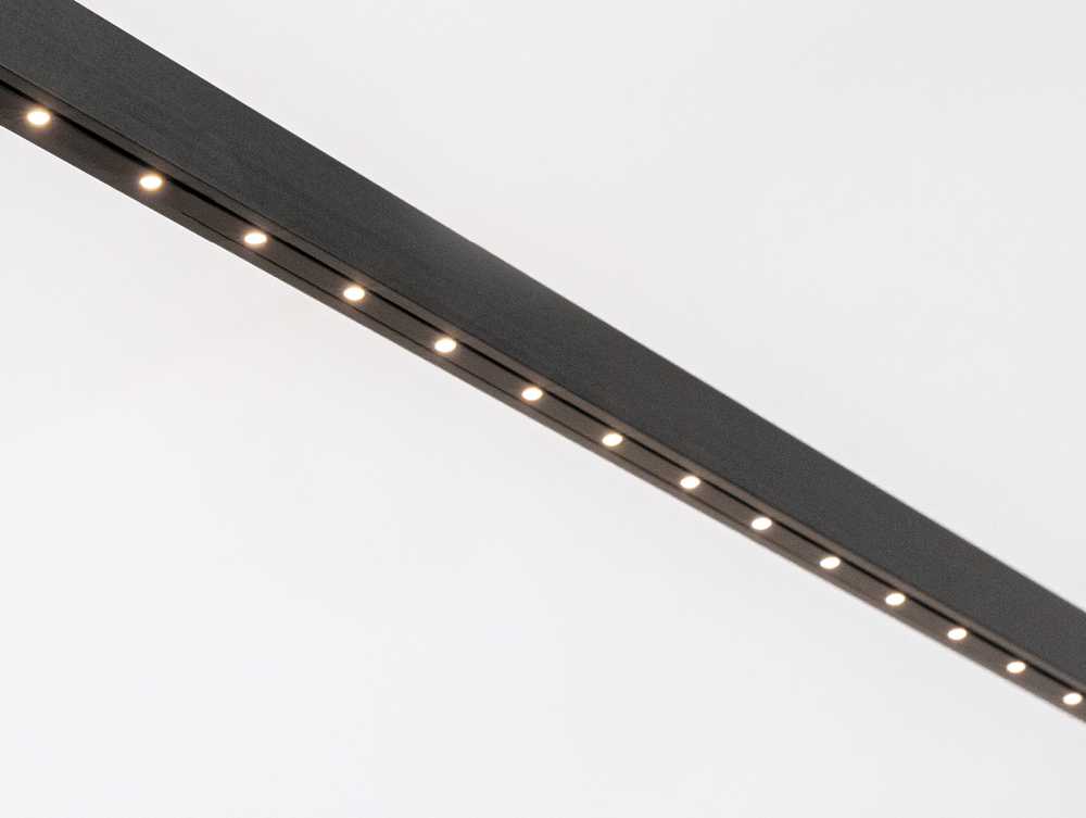 7W LED šviestuvas į magnetinę sistemą ZAMBELIS MAGNETIC 5MM, matinės juodos sp., 3000K, DALI, 2524