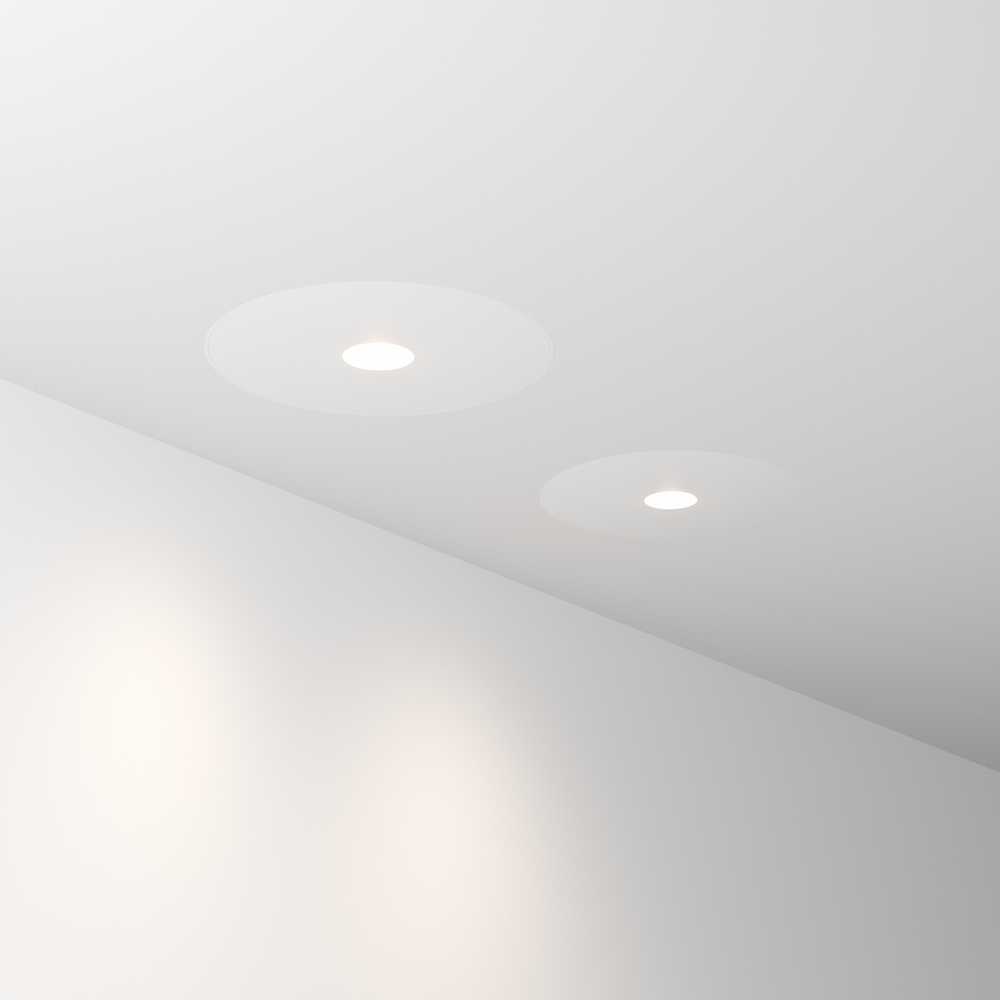 7W LED užglaistomas šviestuvas INFINITY, baltas, 3000K, 356136