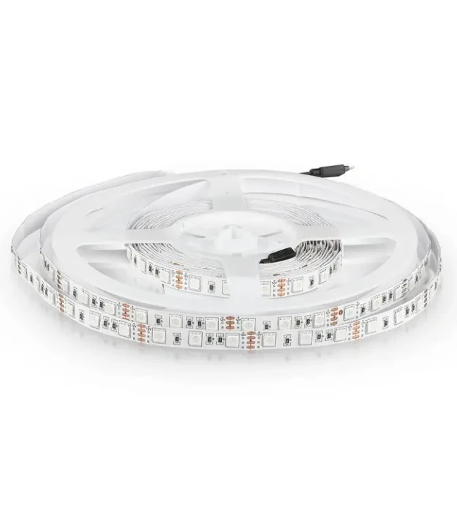 V-tac 7W/m LED juosta, 60LED/m, RGB, 5 metrų ritė