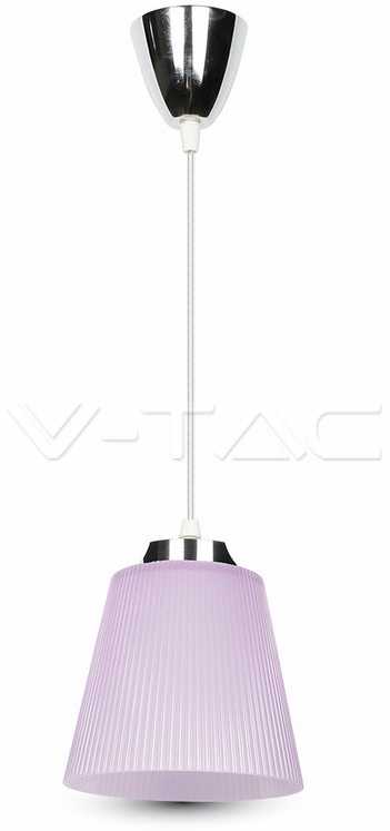 7W pakabinamas šviestuvas V-TAC, chromo spalva su violetiniu atspalviu, 4000K(natūraliai balta)