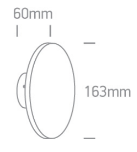 7W sieninis šviestuvas, antracito spalvos, IP54, 3000K, 67450/AN/W
